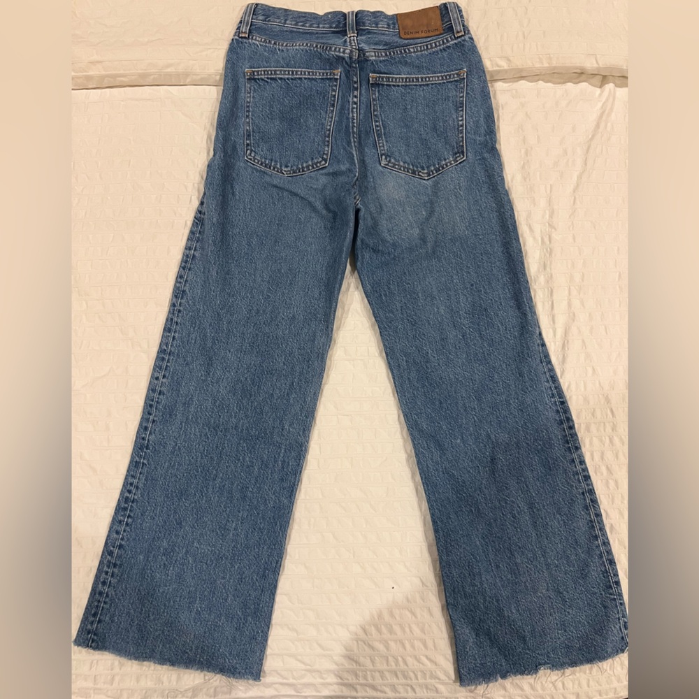 Denim Forum Blue Flare Jeans - Picture 4 of 4